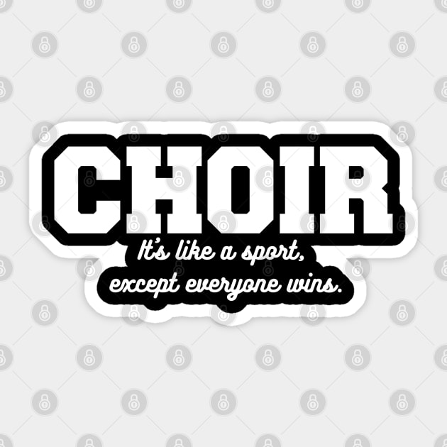 Choir (bright/dark color compatible) Sticker by Read*Sing*Love